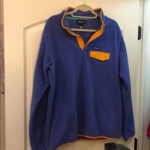 PATAGONIA SYNCHILLA LAVENDER GOLD FLEECE SNAP 1/4